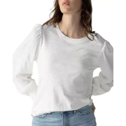 Best Pirce ✔️ Sanctuary Wonderland Blouson Sleeve Top Black 😀 -Sanctuary Sales Shop unnamed file 105