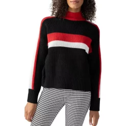 Best Sale 🌟 Sanctuary Cruise Contrast Stripe Sweater Black Mult 🧨