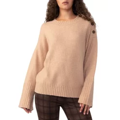 Buy ✨ Sanctuary On Arrival Button Trim Sweater Toasted Oat 🛒
