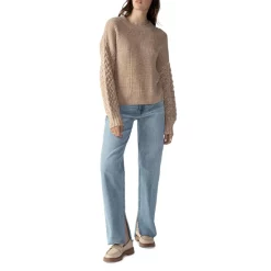 Buy 🥰 Sanctuary Cable Sleeve Sweater Toasted Oat 😍 -Sanctuary Sales Shop unnamed file 221