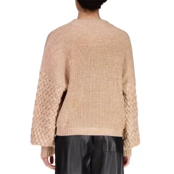 Buy 🥰 Sanctuary Cable Sleeve Sweater Toasted Oat 😍 -Sanctuary Sales Shop unnamed file 224