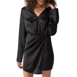 Budget ✨ Sanctuary Wrap Mini 👗 Dress Black 😍