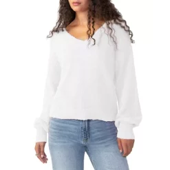 Best Sale 👏 Sanctuary Cozy V Neck Sweater Creme 🧨