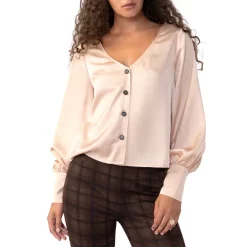 Hot Sale 🥰 Sanctuary Extended Cuff Blouse Oatmilk 🔥