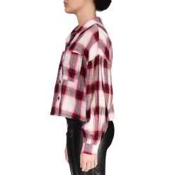 Brand new 💯 Sanctuary Plaid 👕 Shirt Viola Plaid 😍 -Sanctuary Sales Shop unnamed file 292