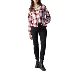 Brand new 💯 Sanctuary Plaid 👕 Shirt Viola Plaid 😍 -Sanctuary Sales Shop unnamed file 294