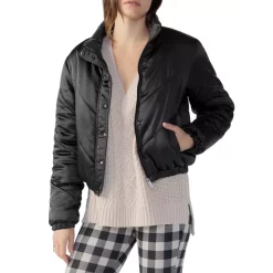 Promo 😀 Sanctuary Davis Quilted Jacket Black 🌟