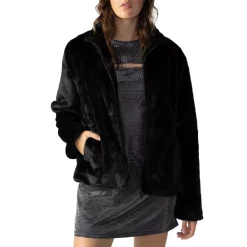 Brand new 😉 Sanctuary Faux Fur Canyon Escape Jacket Black 🛒