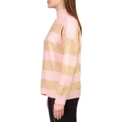 Flash Sale ✨ Sanctuary Upstate Striped Turtleneck Tunic Rosehip Oat 👍 -Sanctuary Sales Shop unnamed file 383