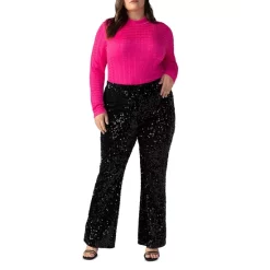 Coupon 😍 Sanctuary The Kicker Sequined Flare Leg Leggings Black 😍 -Sanctuary Sales Shop unnamed file 389