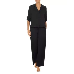 Best reviews of ❤️ Sanctuary Elbow Sleeve 👕 Shirt & Long Pants Pajama Set Black ❤️