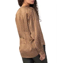 Deals ✨ Sanctuary Printed Relaxed Modern Blouse Spice Geo ✔️ -Sanctuary Sales Shop unnamed file 597