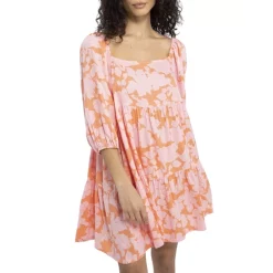 Cheap 😉 Sanctuary Weekender Babydoll 👗 Dress Melon Fiel ⌛