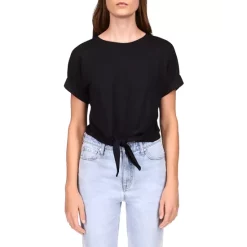 Buy 🥰 Sanctuary All Day Tie Front Tee Trail Green 👏