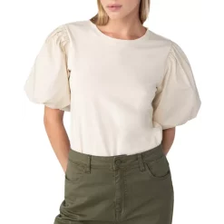 Wholesale 👏 Sanctuary Dream State Puffed Sleeve Top Brulee 🤩 -Sanctuary Sales Shop unnamed file 731