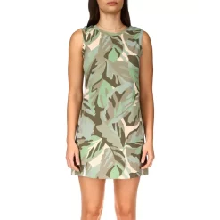 Best Pirce 🎁 Sanctuary Printed Open Back Tank 👗 Dress Palm Camo 🥰