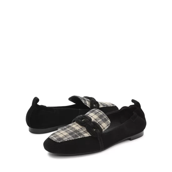 Best Sale π Sanctuary π© Women's Blast Slip On Loafer Flats Black/oatmeal π 6 Best Sale π Sanctuary π© Women's Blast Slip On Loafer Flats Black/oatmeal π - Image 5