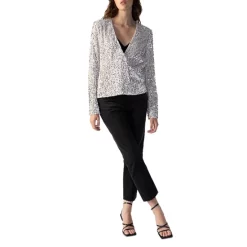 Hot Sale 🥰 Sanctuary Charmed Sequined Blazer Champagne ⭐