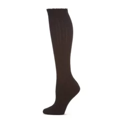 Coupon ❤️ Sanctuary Ribbed Tall 🧦 Socks Black Night 🔔