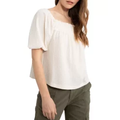 Buy 🤩 Sanctuary Darling Gauze Puff Sleeve Top Buttercream 😉 -Sanctuary Sales Shop unnamed file 850