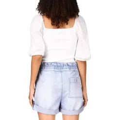 Cheap ✔️ Sanctuary Remix Cotton Puff Sleeve Top White 🛒 -Sanctuary Sales Shop unnamed file 877