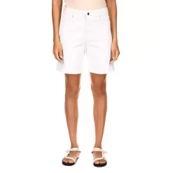 Cheap ✔️ Sanctuary Denim Bermuda Shorts In White 🔥